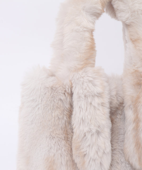 Alpine - Plush Faux Fur Tote Bag