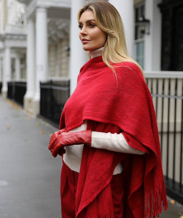 Anthea - Fine Ribbed Winter Shawl