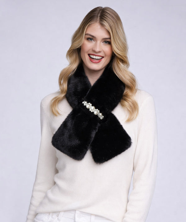 Anya - Faux Fur Scarf
