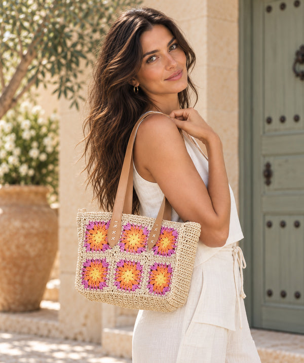 Aurora - Straw Tote Bag