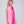 Pink Ombre Silky Scarf with Vibrant Hues