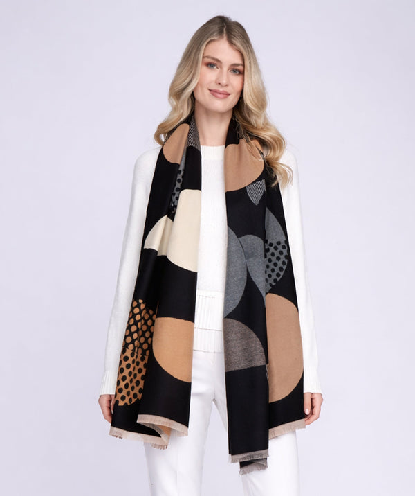 Bonnie - Oversized Statement Print Scarf