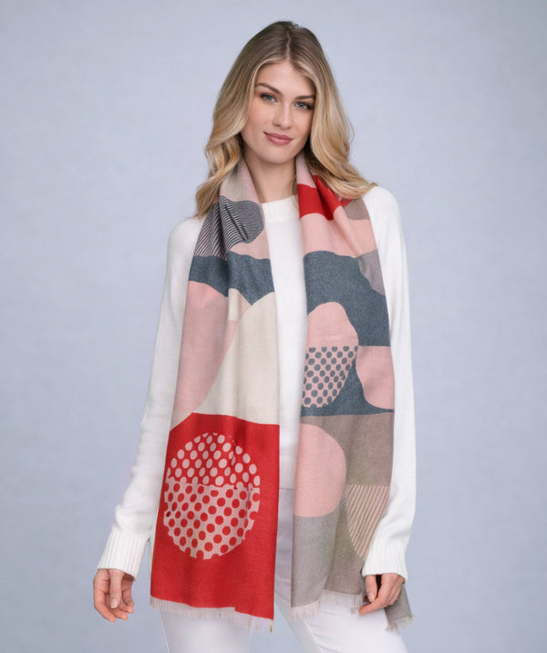 Bonnie - Oversized Statement Print Scarf