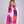 Abstract Print Oversized Scarf 
