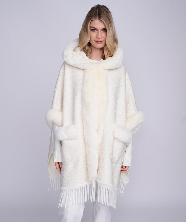 Candice - Faux Fur Winter Shawl