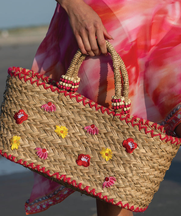 Kaylee - Straw Beach Basket