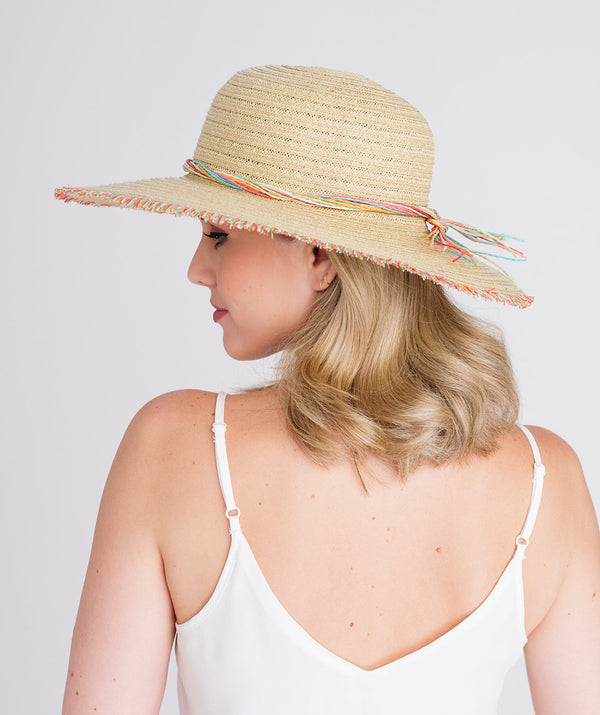 Cortez - Wide Brim Straw Sun Hat