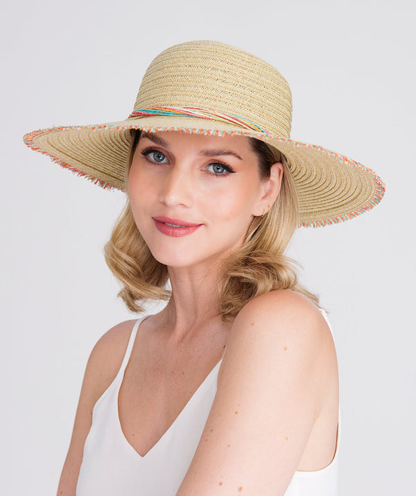 Cortez - Wide Brim Straw Sun Hat