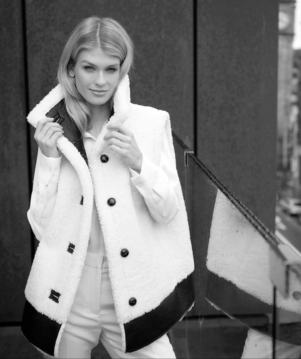 Cosette - Faux Shearling Gilet