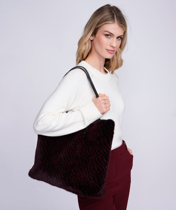 Donatella - Faux Fur Tote Bag