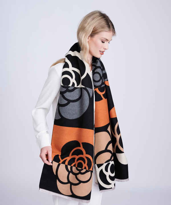 Eden - Oversized Statement Print Scarf