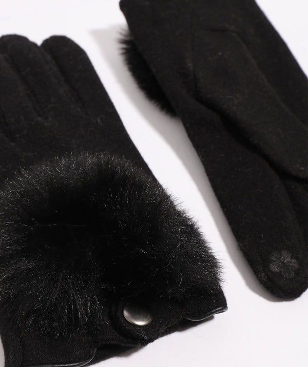 Hanna - Womens Faux Suede Driving Gloves