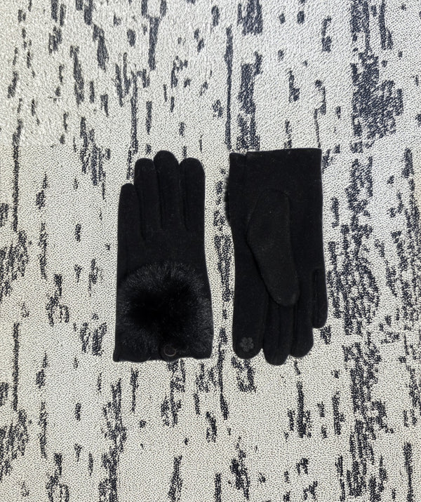 Hanna - Womens Faux Suede Driving Gloves