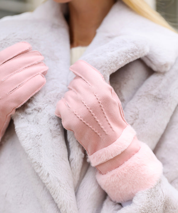 Nevada - Faux Shearling Gloves