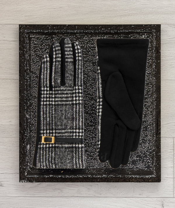 Ivie - Touchscreen Tartan Gloves