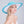 Turquoise Wide Brim Straw Hat with UPF50 Protection