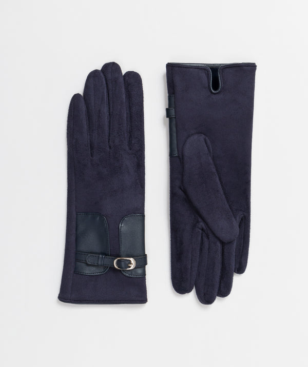 Kimberly - Faux Suede Womens Gloves