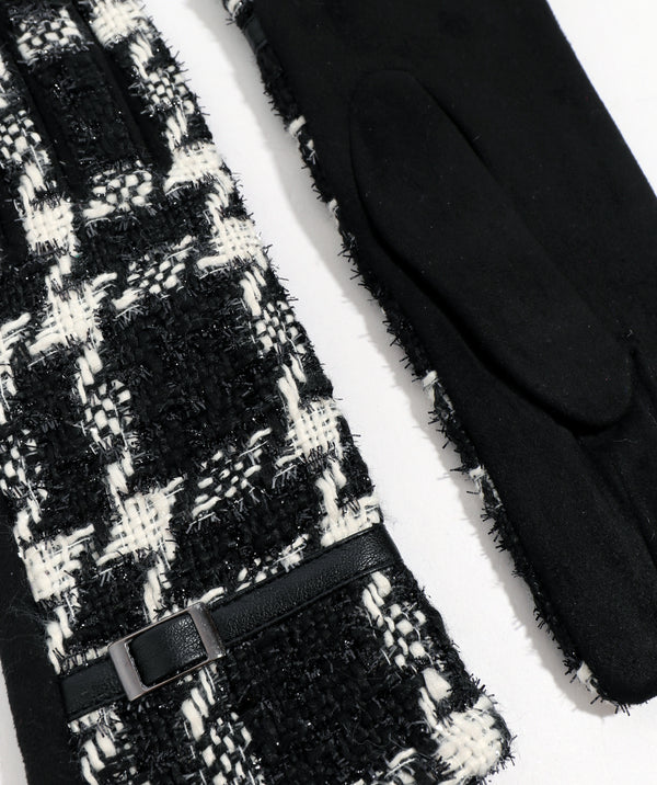 Kizzie - Trendy Tweed Gloves