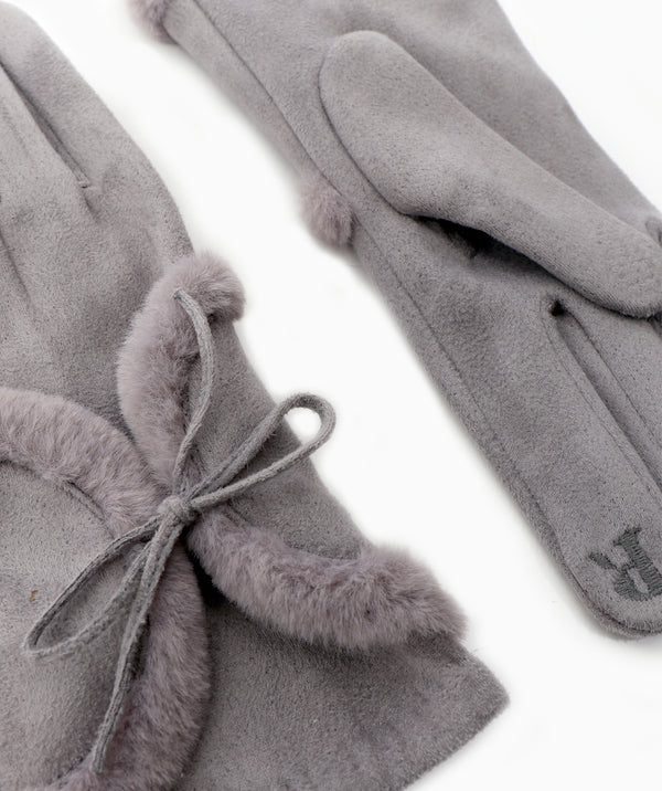 Kora - Faux Suede Gloves