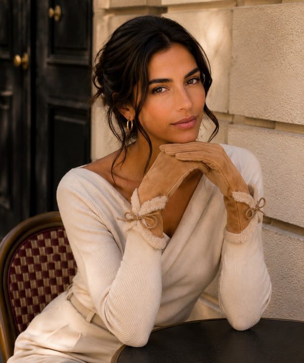 Kora - Faux Suede Gloves