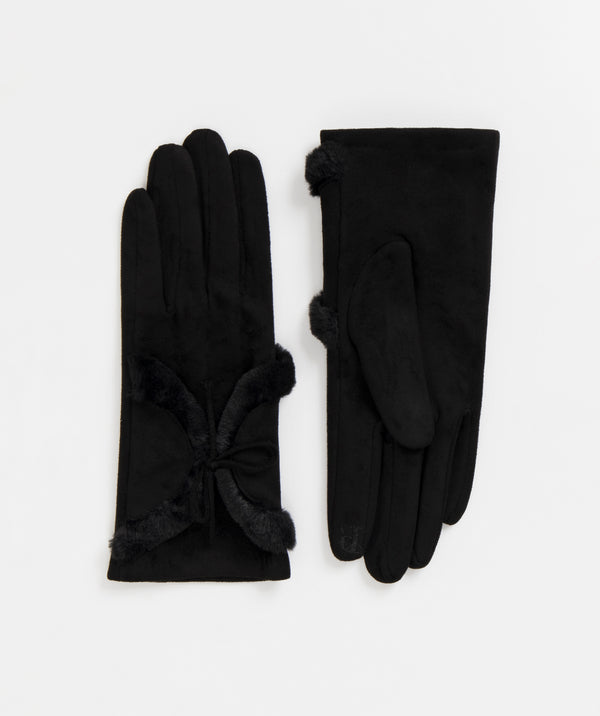 Kora - Faux Suede Gloves