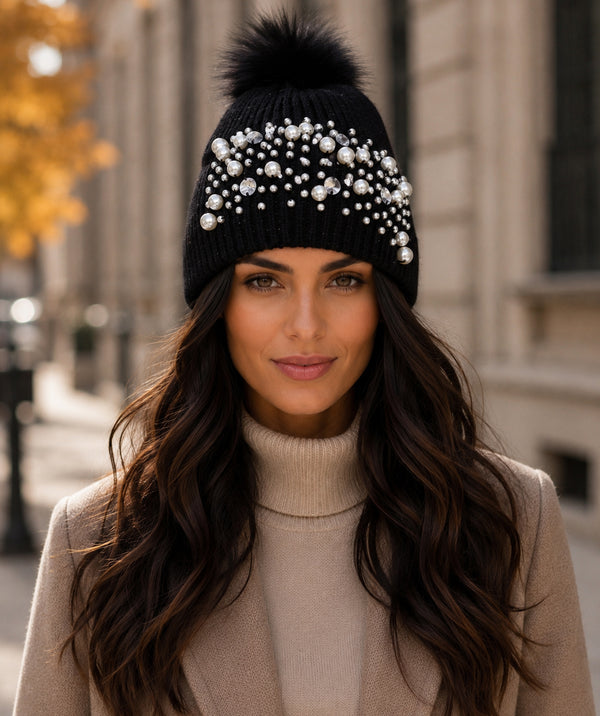 Krystal - Luxury Winter Beanie Hat