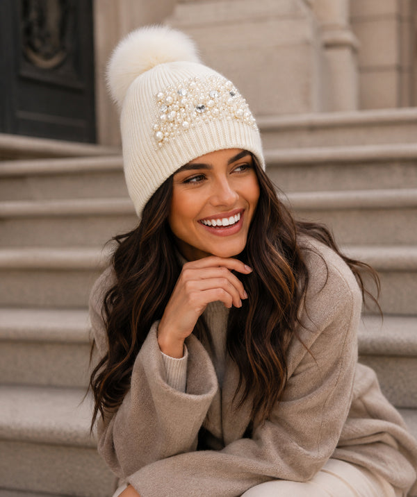 Krystal - Luxury Winter Beanie Hat
