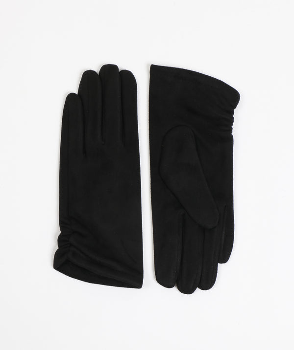 Laura - Classic Faux Suede Leather Gloves