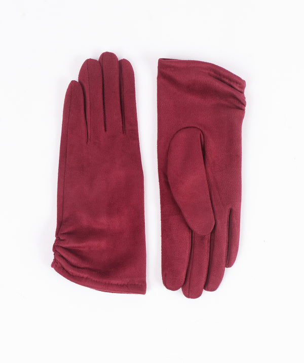 Laura - Classic Faux Suede Leather Gloves