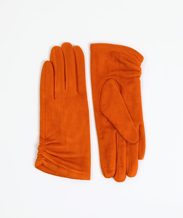 Laura - Classic Faux Suede Leather Gloves