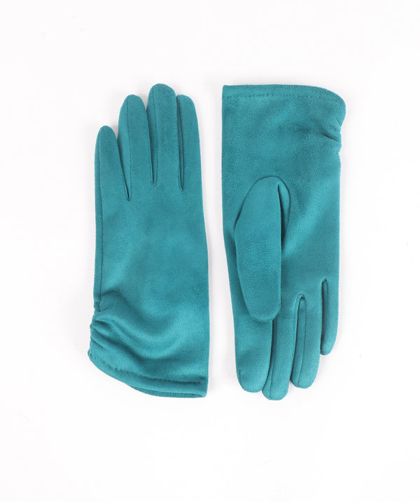 Laura - Classic Faux Suede Leather Gloves