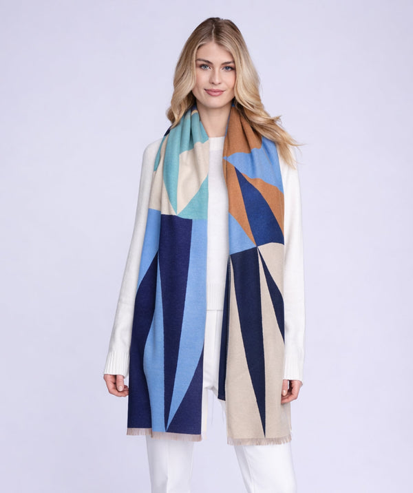 Laya - Oversized Statement Print Scarf