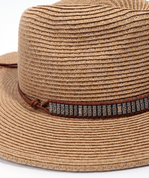 Lexis - Woven Straw Wide Brim Sun Hat