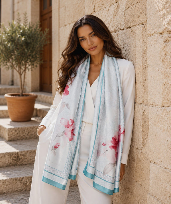 Libbie - Satin Silk Scarf