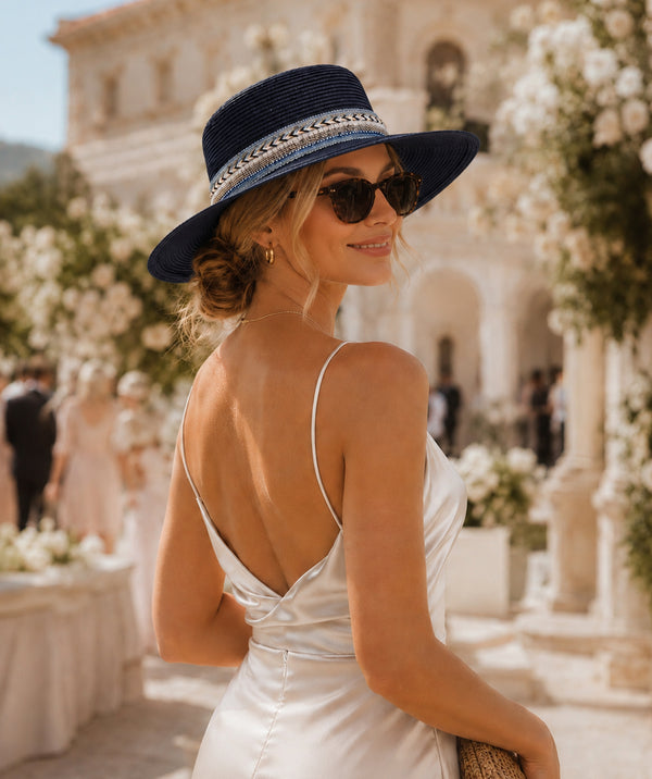 Lopez - Woven Straw Wide Brim Sun Hat