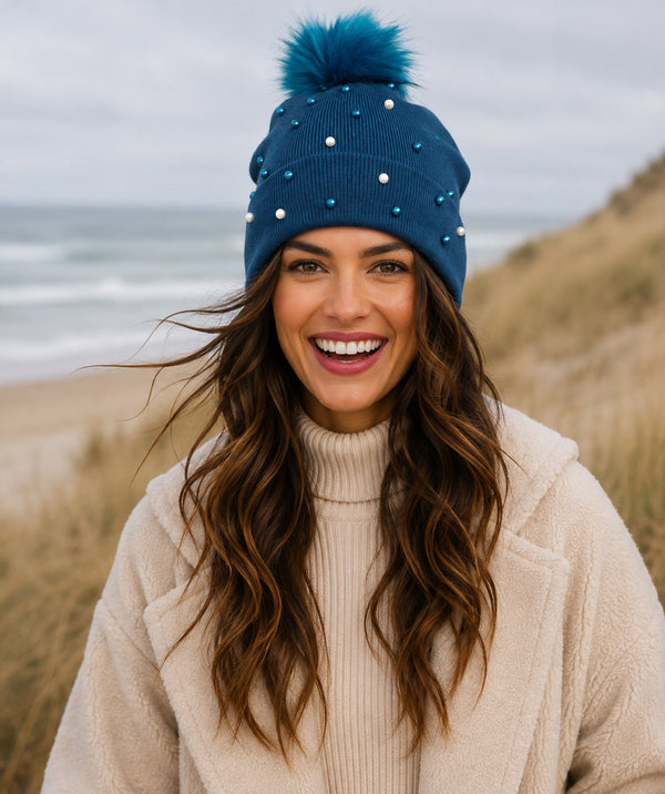 Lovato - Pom Pom Beanie Hat