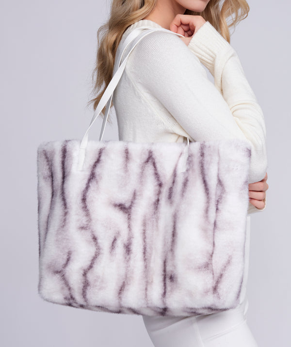 Marilyn - Faux Fur Tote Bag