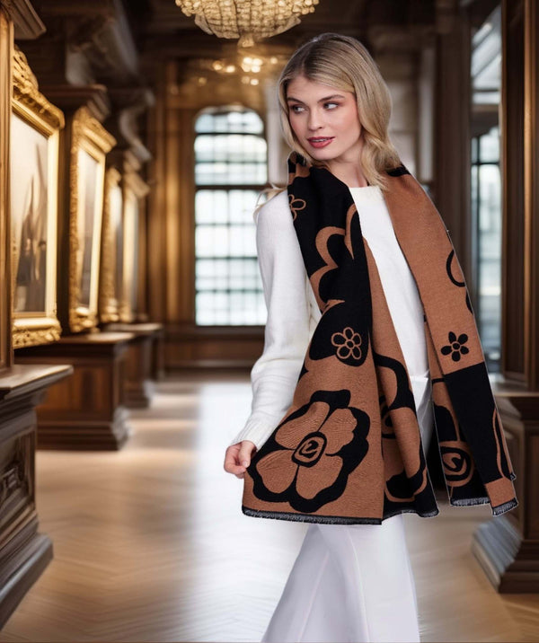 Megan - Oversized Statement Print Scarf