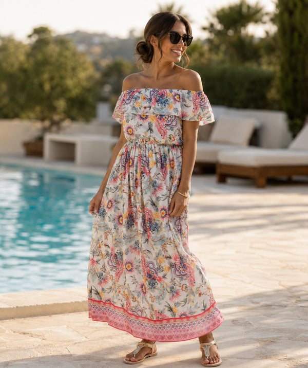 Mijas - Strapless Maxi Beach Dress