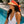 Misha - Chiffon Tie Straw Visor
