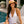 Misha - Chiffon Tie Straw Visor