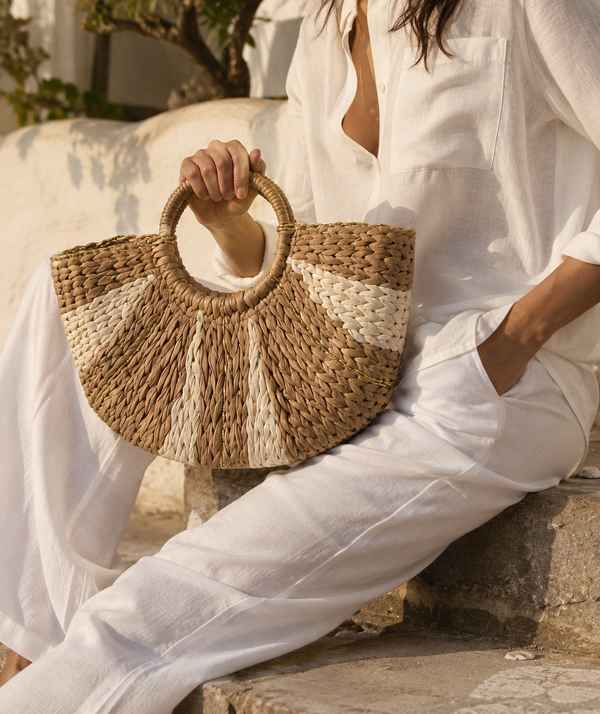 Monaco - Straw Tote Bag