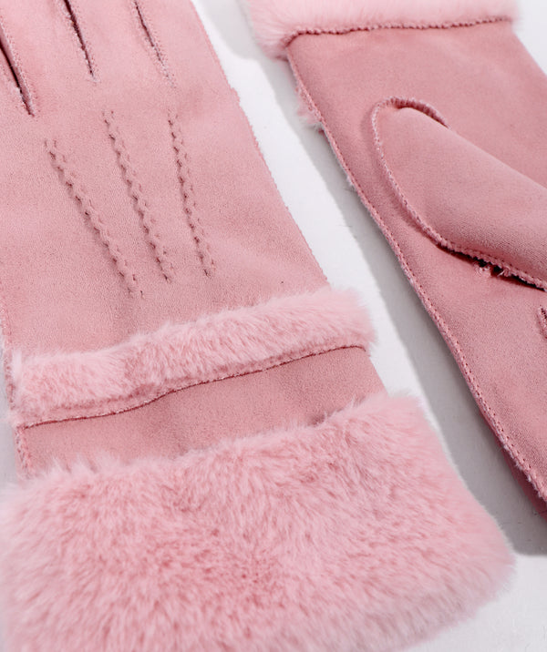 Nevada - Faux Shearling Gloves