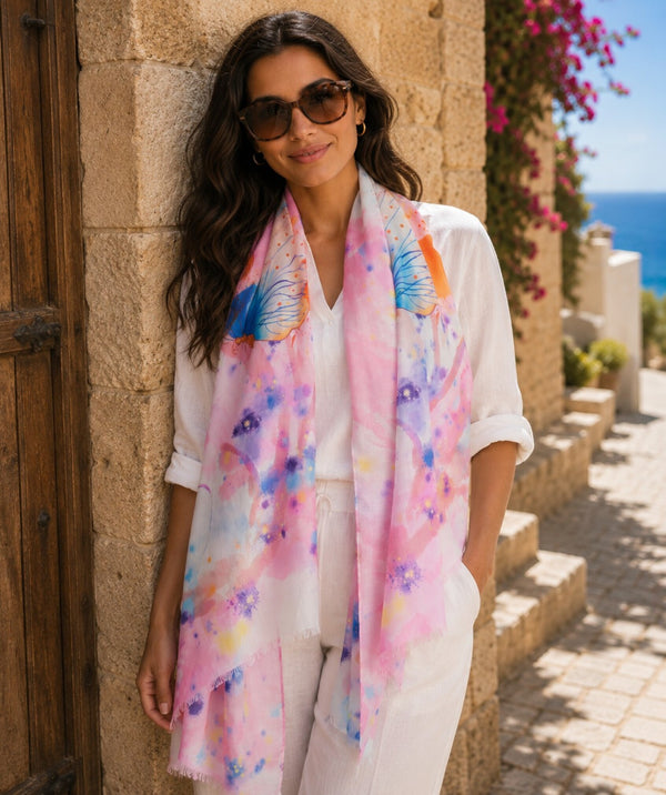 Papillon - Lightweight Summer Scarf