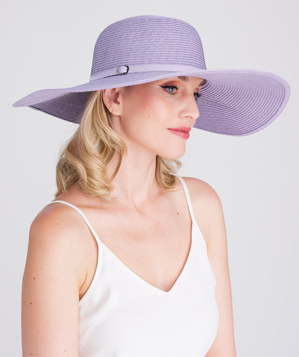 Porto - Wide Brim Straw Floppy Hat