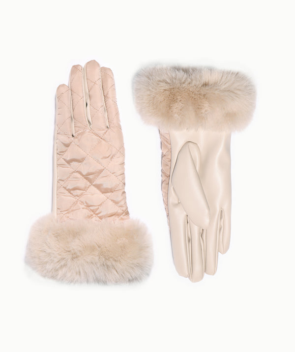 Remington - Quilted Faux Leather Gloves