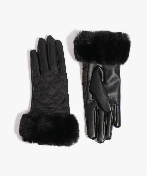 Remington - Quilted Faux Leather Gloves