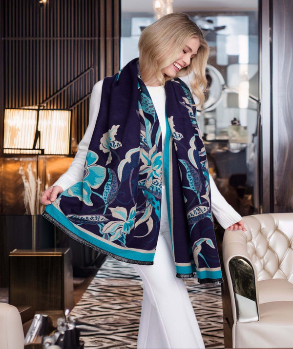 Rennie - Oversized Statement Print Scarf