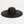 Black Wide Brim Straw Hat with Rhinestone Belt