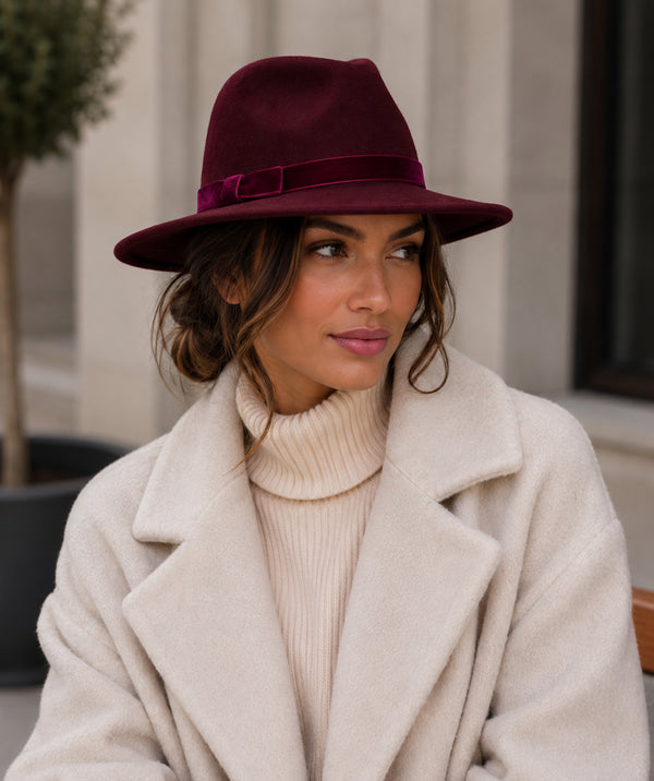 Serena - Wool Fedora Hat